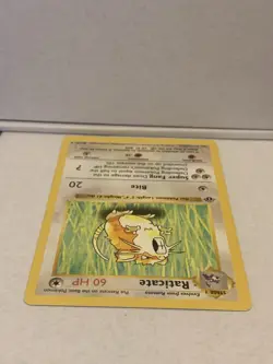 Raticate 1st Edition Base Set 40/102 WOTC Vintage Pokemon Original 1999 (2) - Image 3