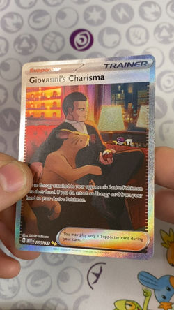 Pokemon - Giovanni's Charisma - 204/165 - SV: Scarlet & Violet 151 - Image 2