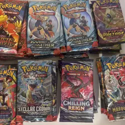 Pokemon Booster Packs (lot Of 105 Packs ) Variety Of Sets - Image 3