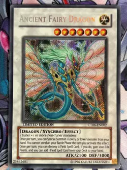 Ancient Fairy Dragon CT06-EN002 LIMITED EDITION YuGiOh Card - Image 1