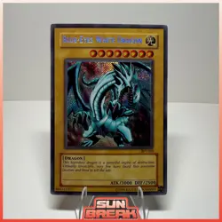 Blue-Eyes White Dragon BPT-009 Unlimited Secret Rare Yugioh TCG MP - Image 1