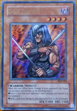 Yu-Gi-Oh! TCG Don Zaloog PGD-029 Ultra Rare Unlimited Edition - Image 1