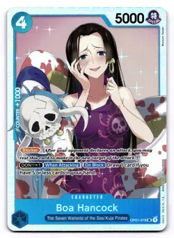 Boa Hancock OP01-078 SR One Piece CCG Premium Booster -The Best- NM - Image 1