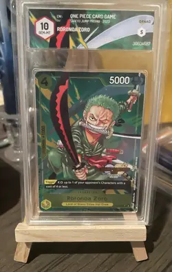 One Piece Roronoa Zoro P-042 Championship 2024 Promo English GRAAD 10 PSA 10 - Image 1