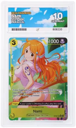 Nami ST29-008 Parallel - Egghead Promo - One Piece CCG - ACE 10 - Image 1