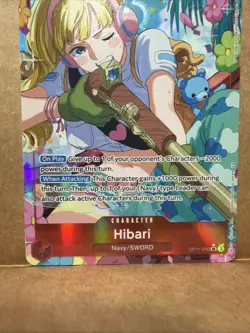 Hibari SR OP11-010 Alternate Art One Piece TCG English Edition (A1) - Image 3