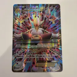 M Alakazam EX Full Art Holo Ultra Rare Card 118/124 Fates Collide Mega - Image 1