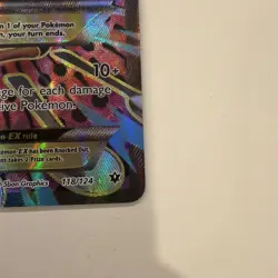 M Alakazam EX Full Art Holo Ultra Rare Card 118/124 Fates Collide Mega - Image 4
