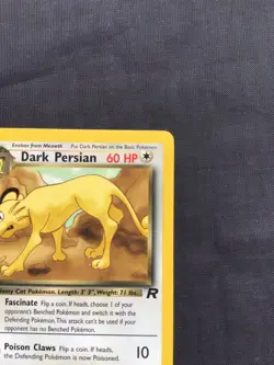 Pokemon Cards: Team Rocket 1st Edition Uncommon: Dark Persian 42/82 - Image 3