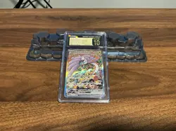CGC 10 Pristine Raging Bolt ex Holo 222/187 SAR Terastal Festival Japanese Card - Image 1