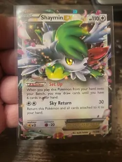 Pokemon Shaymin EX Holo Rare Roaring Skies 77/108 2015 Basic Card HP110 - Image 1