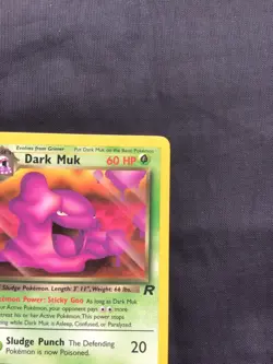 Pokemon Cards: Team Rocket 1st Edition Uncommon: Dark Muk 41/82 - Image 3