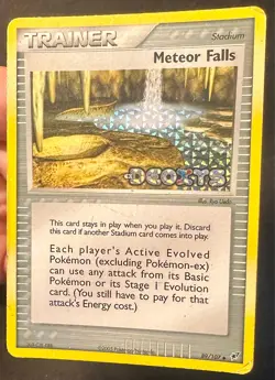 Meteor Falls 89/107 2005 EX Deoxys Pokemon Card TCG Reverse Holo Stamped - Mp - Image 2