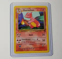 Pokemon Card Charmeleon 35/130 Base Set 2 LP-NM - Image 1