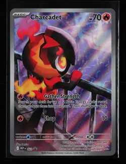 Charcadet 022 Promo Holo ME02: Phantasmal Flames Pokemon Card - Image 1