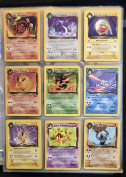 Team Rocket Pokemon Uncommon/Common Complete 48 Card Set Unlimited Wotc NM LP+ - Image 1
