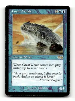 Great Whale Urza's Saga #77 Magic the Gathering - Image 1