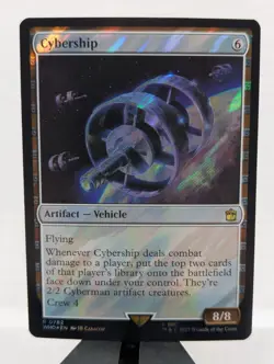 Cybership (Surge Foil) Doctor Who Magic the Gathering MTG (782) - Image 1