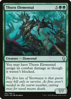 NM Thorn Elemental, MTG, Dominaria, Magic the Gathering, 185 - Image 1