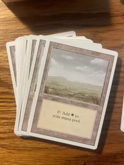 MTG: Vintage Revised 75 Mana Lot W/ Empty Starter Box - 15 X 5 Land Type - LP - Image 4