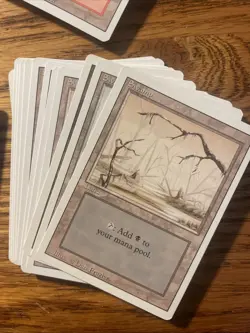 MTG: Vintage Revised 75 Mana Lot W/ Empty Starter Box - 15 X 5 Land Type - LP - Image 5
