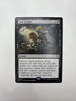 1X NM Saw in Half Commander Bloomburrow Magic the Gathering MTG Regular - Image 1