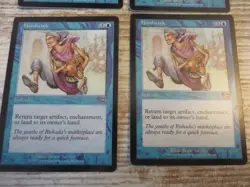 4x Hoodwink - Mercadian Masques - NM/EX - English - OOP MTG Bounce Control - Image 3