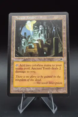 Ancient Tomb: 1997 Magic the Gathering - Tempest Regular - Image 1
