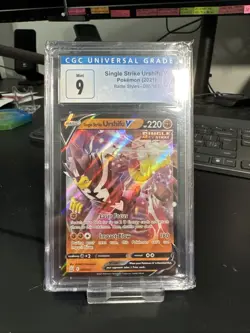 Single Strike Urshifu V 085/163 Ultra Rare Holo Battle Styles Pokemon Card NM - Image 1