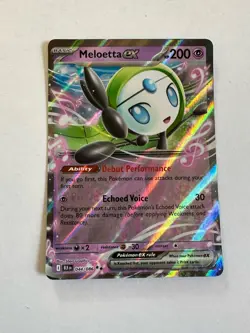 Meloetta ex 044/086 - S&V: Black Bolt Double Rare - Pokemon TCG (NM) - Image 1
