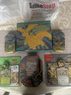 POKEMON TCG ASCENDED HEROES LOT: ETB COINS TINS HOLO/FOIL , Blisters ,mini Tins - Image 2