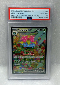 PSA 10 Venusaur ex 198/165 MEW EN-151 Special Illustration Rare Pokemon Card - Image 1