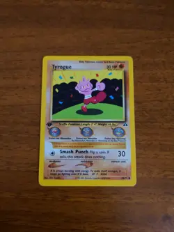 Tyrogue 66/75 1st edition - Neo Discovery Pokemon Card - Image 1