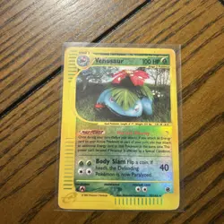 Pokemon TCG Venusaur Expedition Base Set Reverse Holo Rare Card 30/165 LP - Image 1