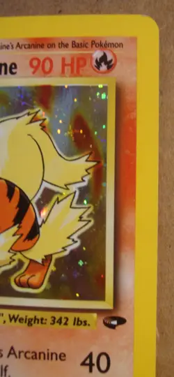 Pokemon 1/132 Blaine's Arcanine Holo Gym Challenge Holo Rare (Unplayed Exc.) - Image 4