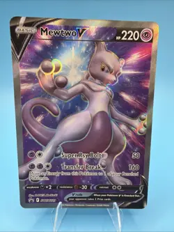 Pokemon TCG Mewtwo V SWSH229 Sword & Shield lack Star Promo Holo Sealed - Image 1