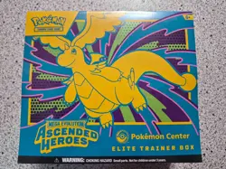 Pokemon TCG: Ascended Heroes Pokemon Center Exclusive ETB - SEALED - IN HAND - Image 1