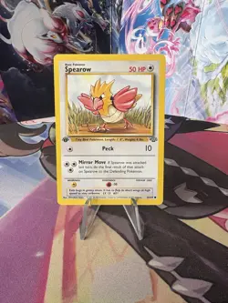 Pokemon TCG Jungle Spearow Card 62/64 Regular Common 1st Edition - Image 1