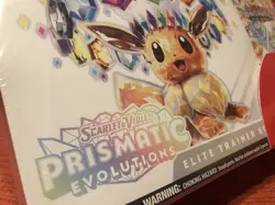 Pokemon Scarlet & Violet Prismatic Evolutions Elite Trainer Box SEALED ETB - Image 3