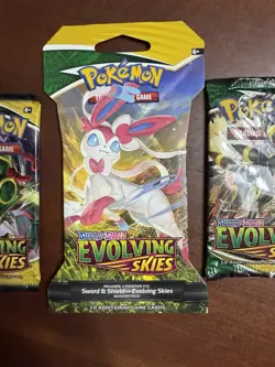 Pokemon TCG: Sword & Shield- (3)Evolving Skies Booster Packs- NEW/FACTORY SEALED - Image 3