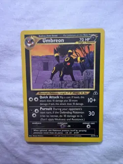 Pokemon Vintage Non-Holo Rare Umbreon 33/75 Neo Discovery WotC - Image 1