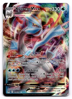 Kyurem VMAX 49/196 Ultra Rare Pokemon TCG SWSH11: Lost Origin NM - Image 1