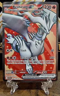 Reshiram ex 158/086 Ultra Rare SV: White Flare Pokemon TCG - Image 2
