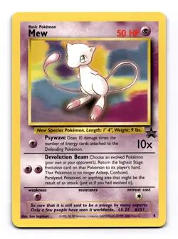 Mew 8 Promo Pokemon TCG WoTC Promo NM - Image 1