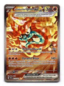 Hearthflame Mask Ogerpon ex 212/167 SIR Pokemon TCG Twilight Masquerade NM - Image 1