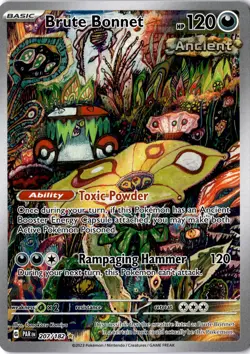 Brute Bonnet 207/182 Illustration Rare Pokemon TCG SV04: Paradox Rift NM - Image 1