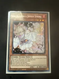 Ash Blossom & Joyous Spring MP22-EN257 Secret Rare 1st Edition Yugioh - Image 1