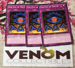 3x (M/NM) - The Eye of Truth - YGLD-ENA39 - Common - Unlimited YuGiOh - Image 1