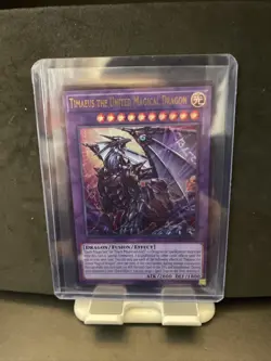 Yugioh Timaeus The United Magical Dragon Ultra Rare Maze Of The Muertos - Image 1