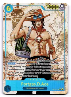 Portgas.D.Ace OP13-119 SEC One Piece CCG Carrying On His Will NM - Image 1
